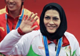 کسب مدال طلای بانوی ووشوکار ایرانی با غلبه بر نماینده چین
