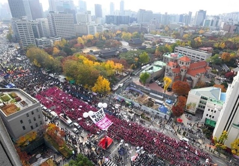 عکس/ تظاهرات میلیونی در کره جنوبی