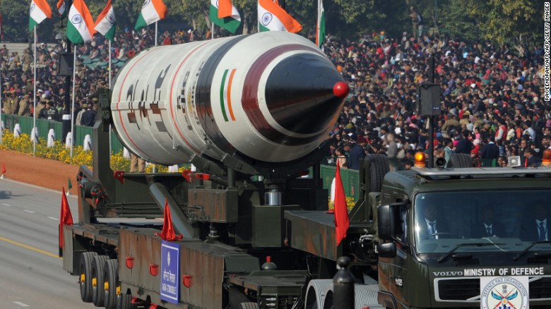 هند موشک بالستیک قاره پیمای هسته ای خود را آزمایش کرد