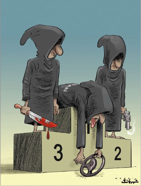 کاریکاتور / رکورد جدید ما ایرانی‌ها در مردن!