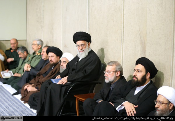 مراسم ترحیم آیت‌الله هاشمی رفسنجانی با حضور رهبر انقلاب (+تصاویر)