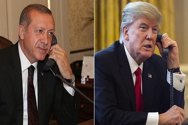 ترامپ و اردوغان تلفنی گفتگو کردند