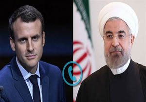 روایت دفتر ریاست جمهوری فرانسه از تماس تلفنی روحانی و مکرون