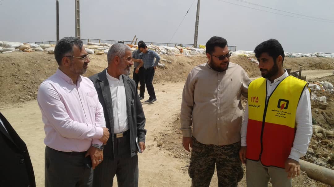 بازید دکتر ناجی از مناطق سیل زده خوزستان + گزارش تصویری