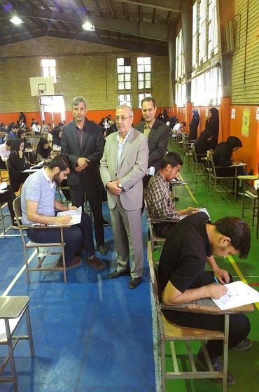 دکتر معصومی در بازدید از مراکز امتحانی استان