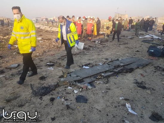 آتش سوزی باعث سقوط هواپیمای اوکراینی شد