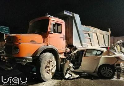 تصادف مرگبار اتوبان بابایی اسفند ۹۸